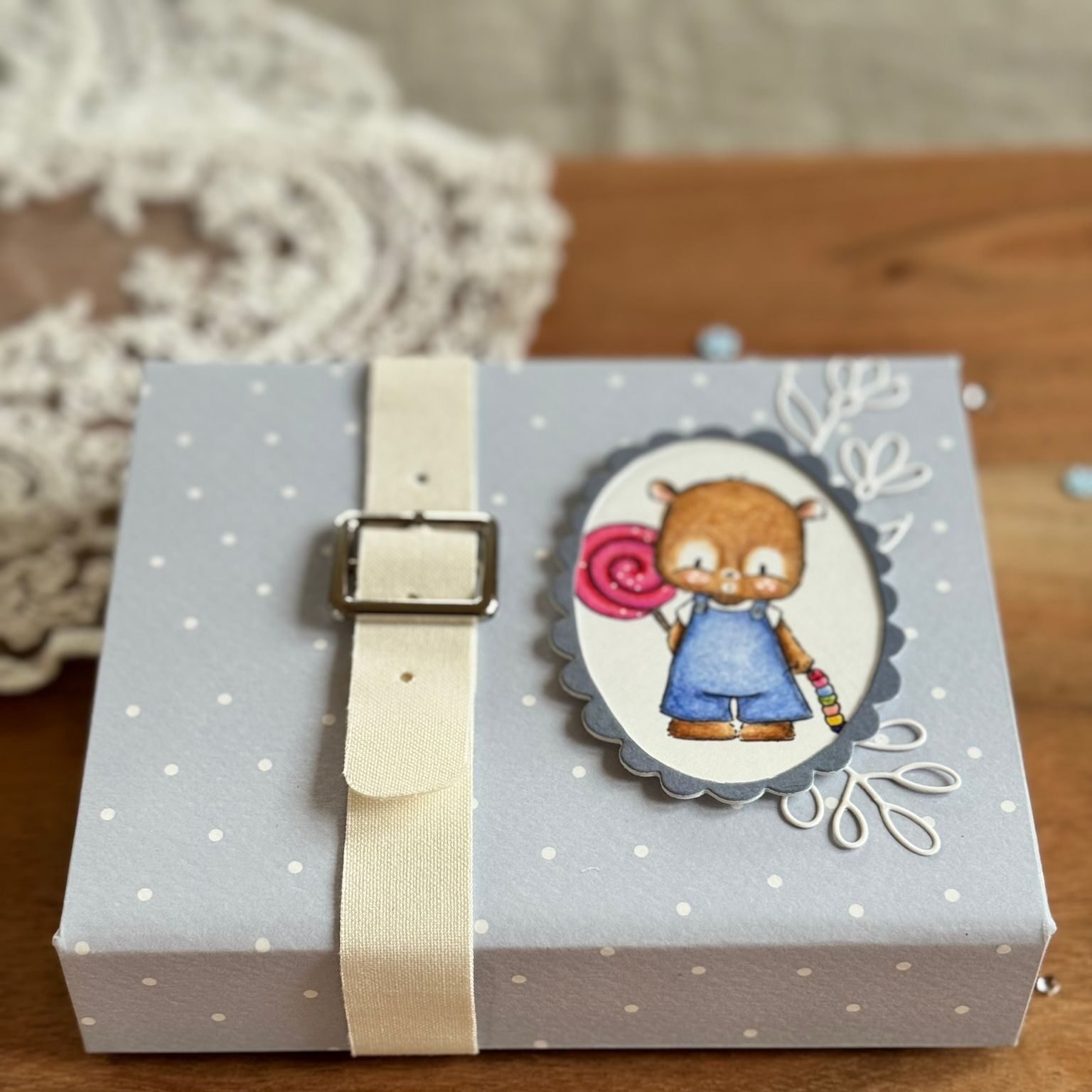 Bastelanleitung Geschenkbox