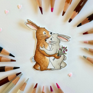 Colorieren von Michaelas Häschenglück - inkl. Material - 09.02.26, 20-22 Uhr
